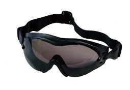 SWAT Tec Single Lens Tactical Goggle, Black
