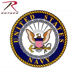 United States Navy w/ Crest Logo Decal - Outside