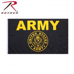 United States Army Flag - Black and Gold, 3' x 5'