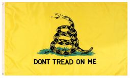 Don't Tread On Me Flag 3' X 5', Yellow