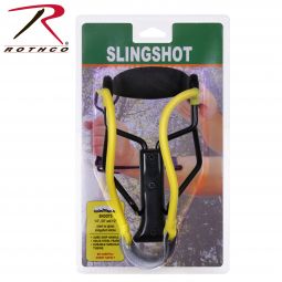Folding Slingshot - Black/Yellow (ROT-4767)